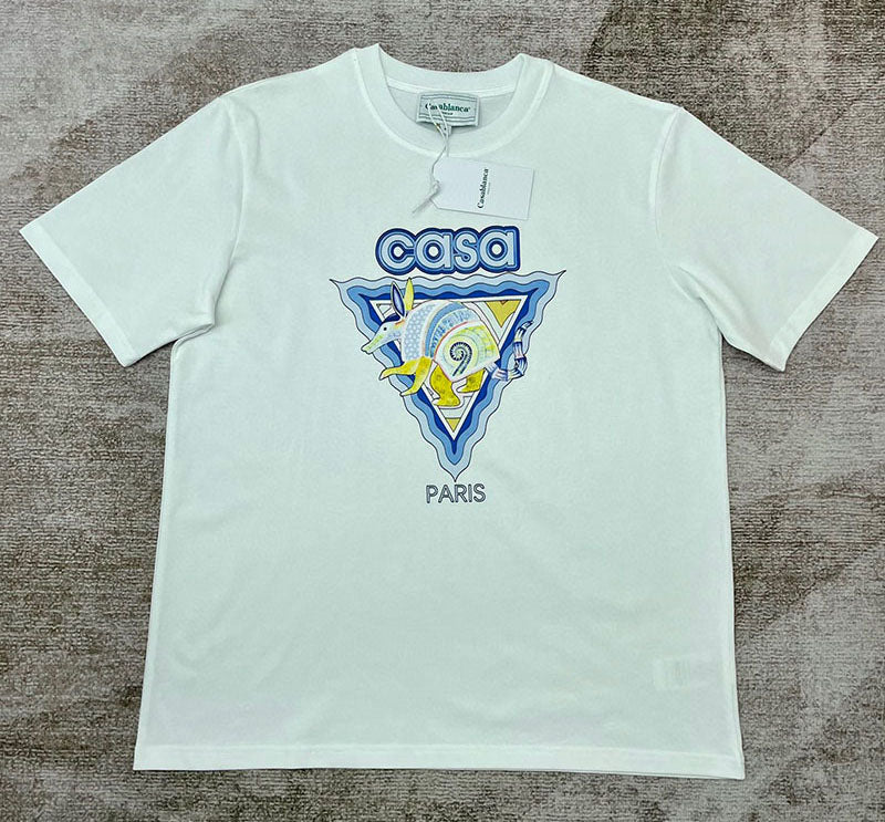 CASABLANCA Alebrije Armadillo T-Shirt White