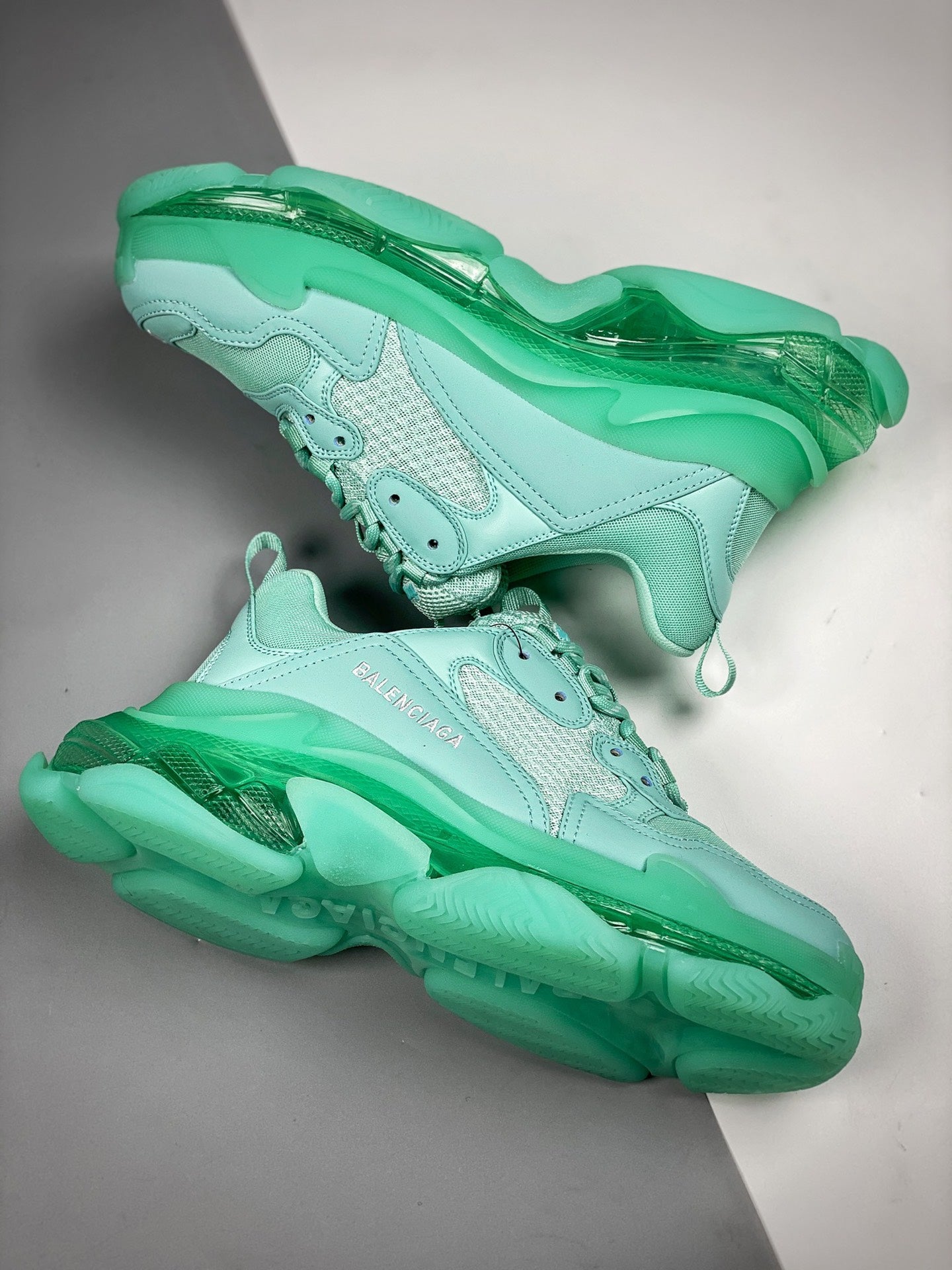 Balenciaga Triple S Sneaker 'Clear Sole - Mint'