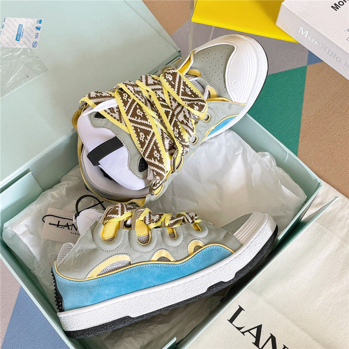 Lanvin Curb Sneaker Blue Grey