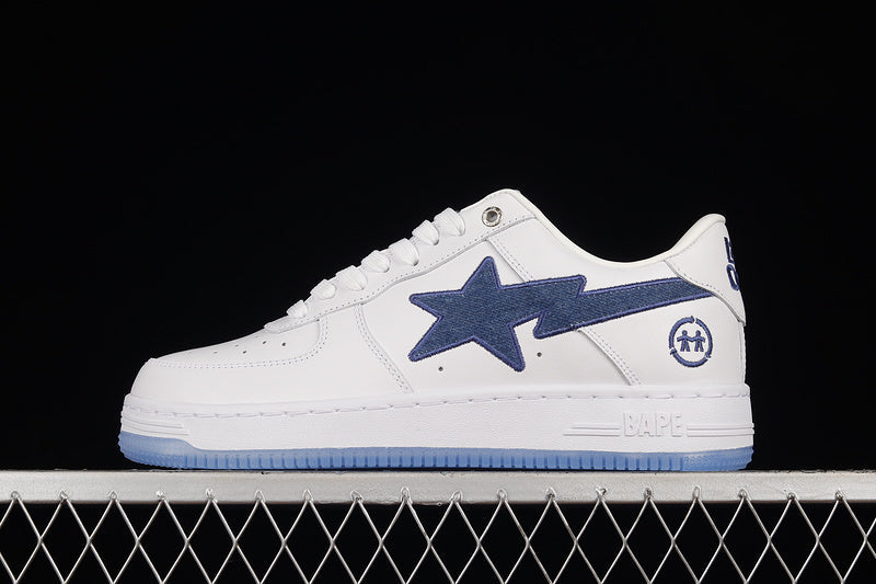 A Bathing Ape Bape SK8 Sta V2 Last Orgy White/Blue