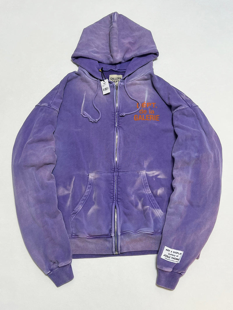 Gallery Dept. French Zip Hoodie Purple