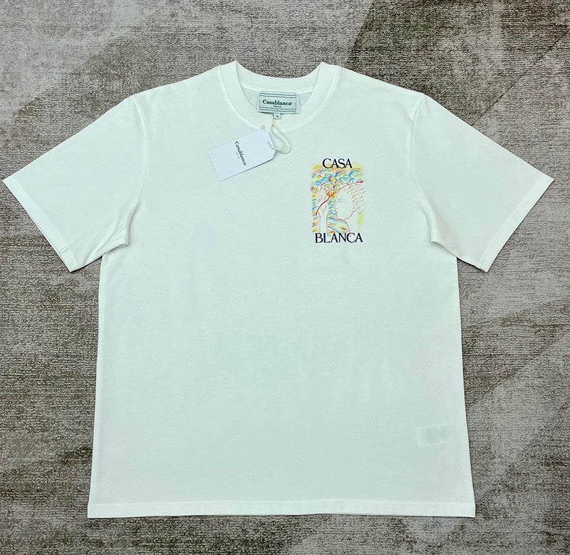 CASABLANCA Mushroom Goddess T-Shirt White