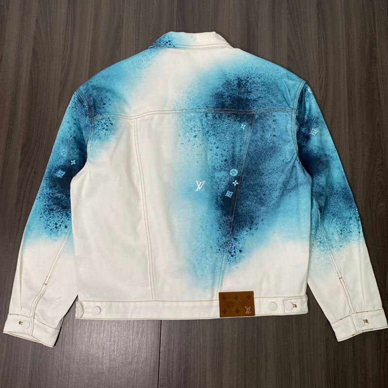 Louis Vuitton LV Spray Denim Jacket Multicolor