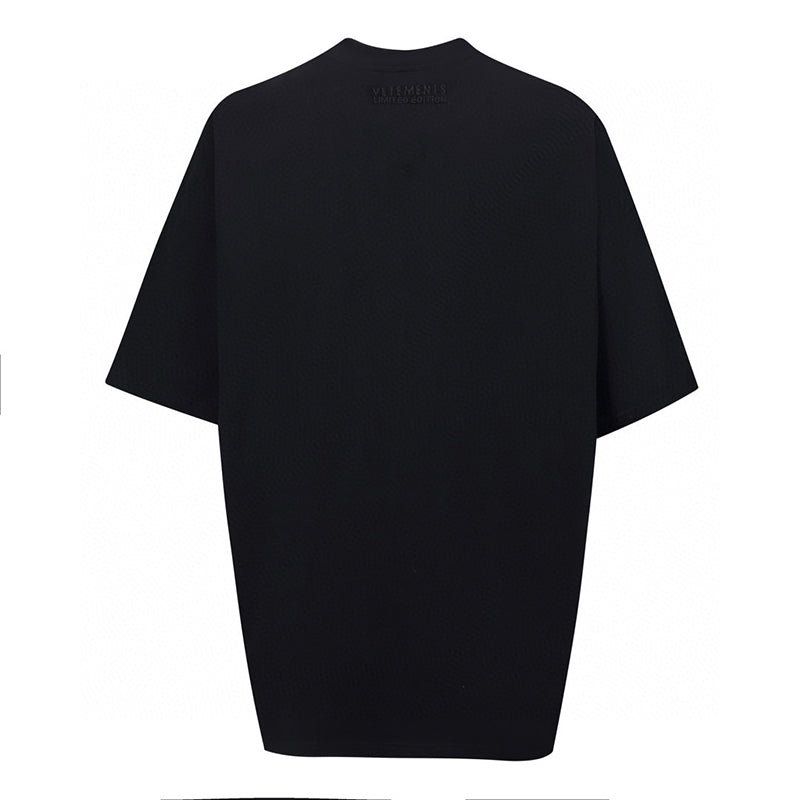 VETEMENTS No Posts Yet T-shirt | Black