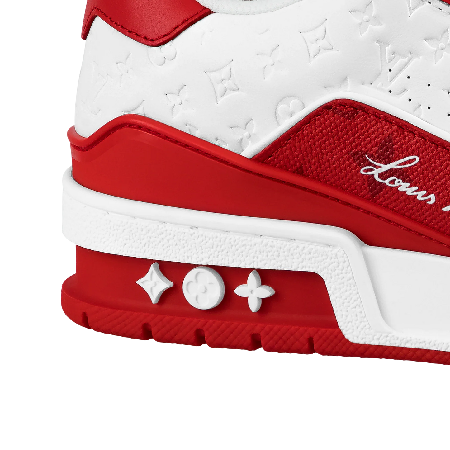 Louis Vuitton Trainer #54 Signature Red White
