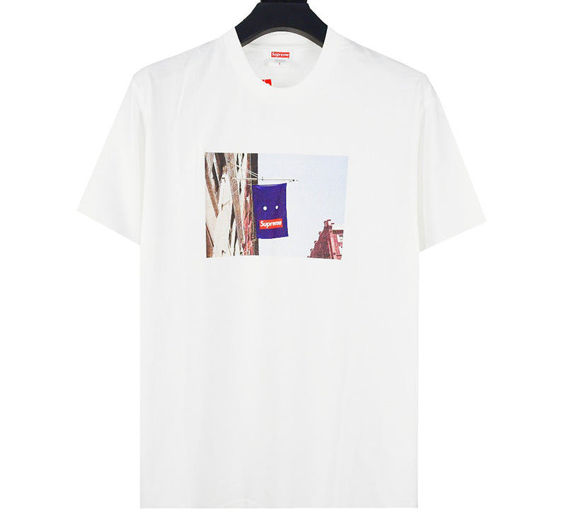 Supreme Banner Tee White