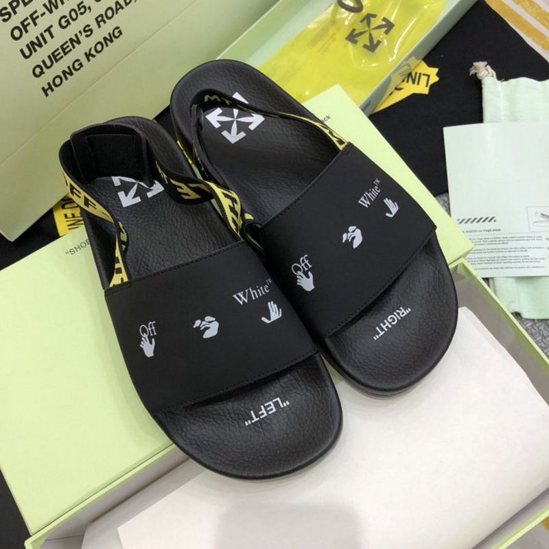 Off-White Industrial Strap Sandals Black