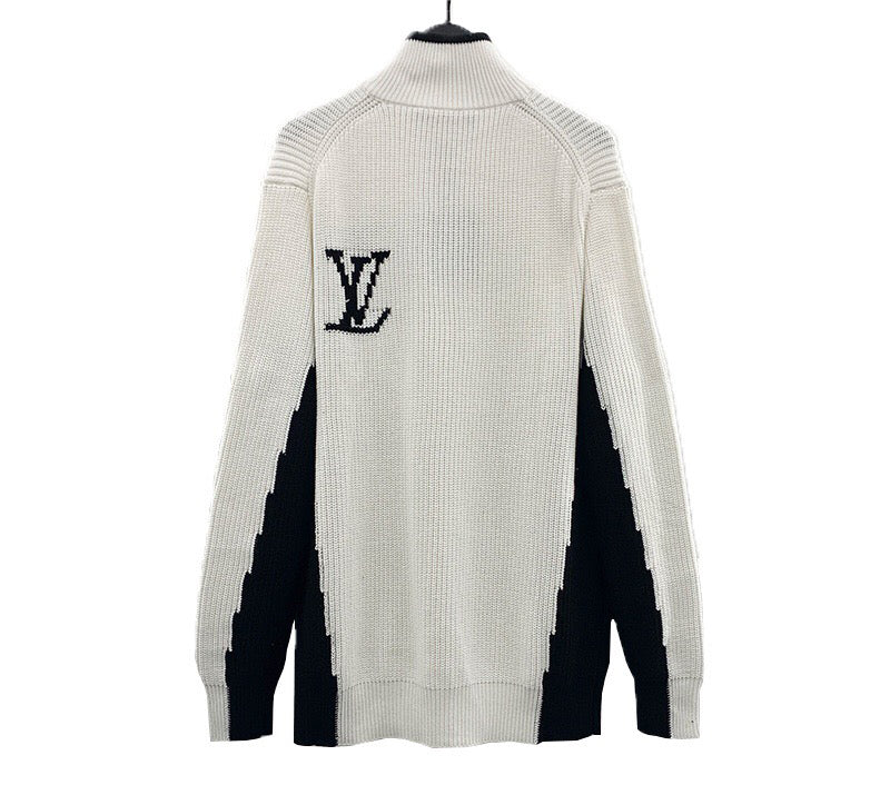 Louis Vuitton Jersey High Neck Half Zip