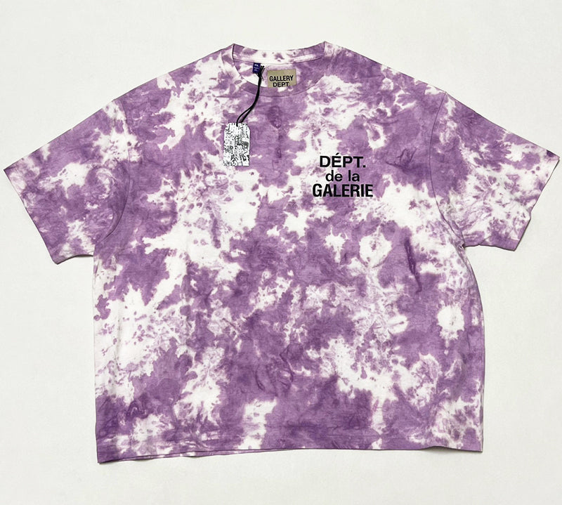 GALLERY DEPT. Tie-Dyed Logo T-shirt Purple