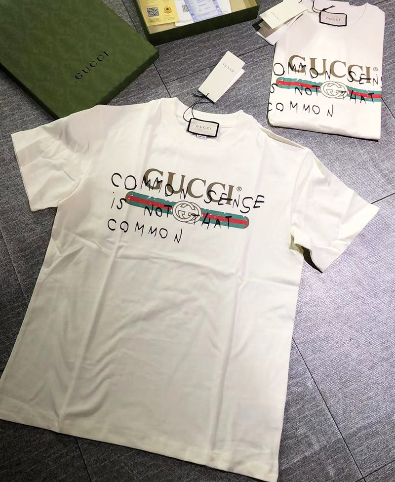 GUCCI Common Sense Is Not That Common T Shirt