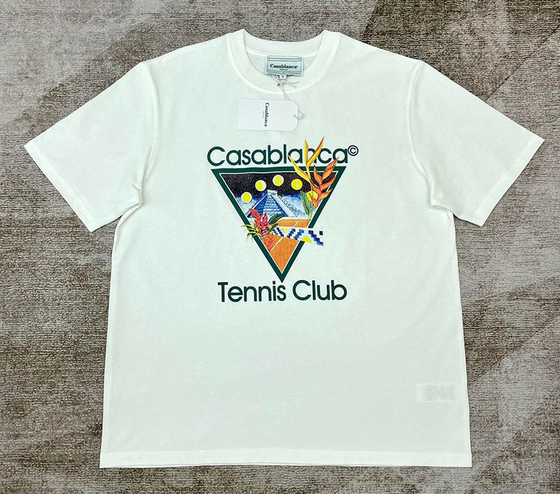 CASABLANCA Tennis Club Icon T-shirt White/Multi