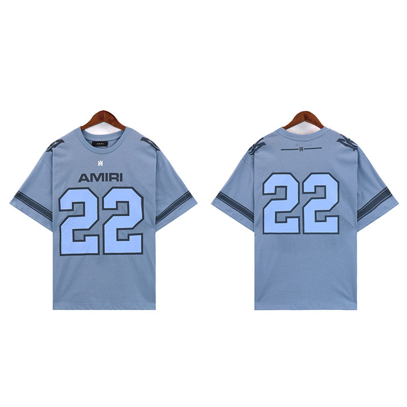 AMIRI 22 SKATER TEE - BLUE