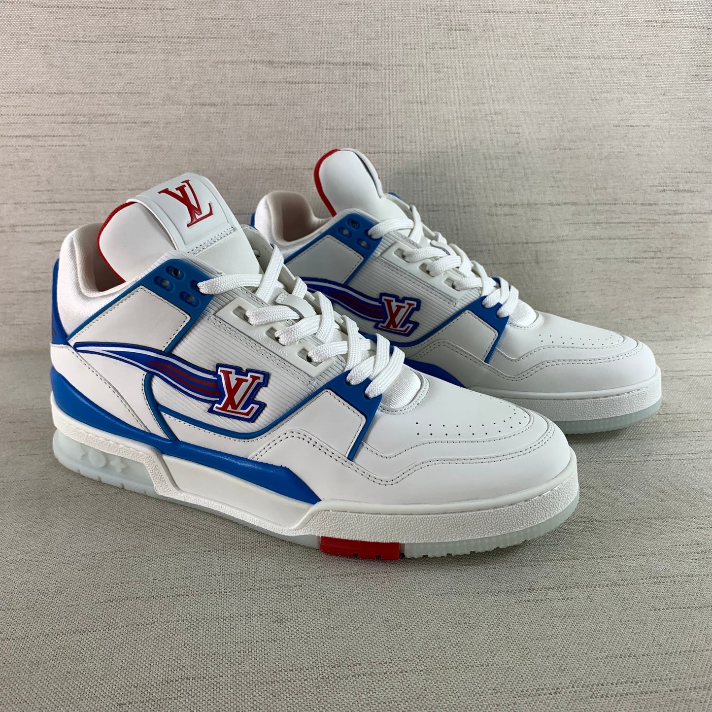 Louis Vuitton LV Trainer Red White Blue FW20