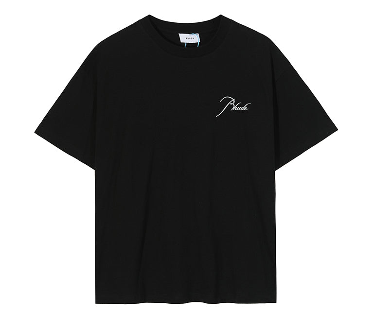 Rhude Cotton logo Tee Black