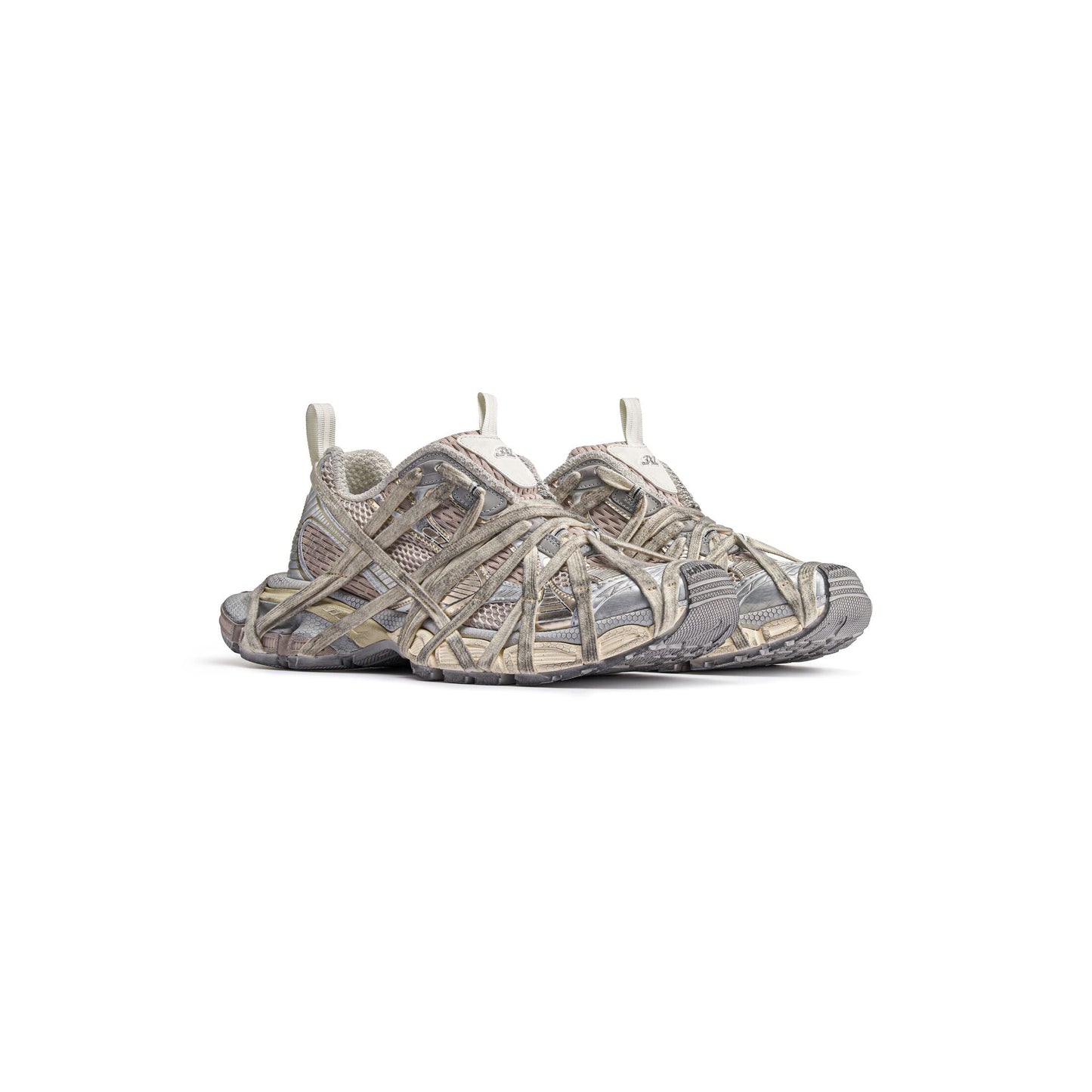 Balenciaga 3XL Extreme Lace Sneaker light beige mesh and polyurethane