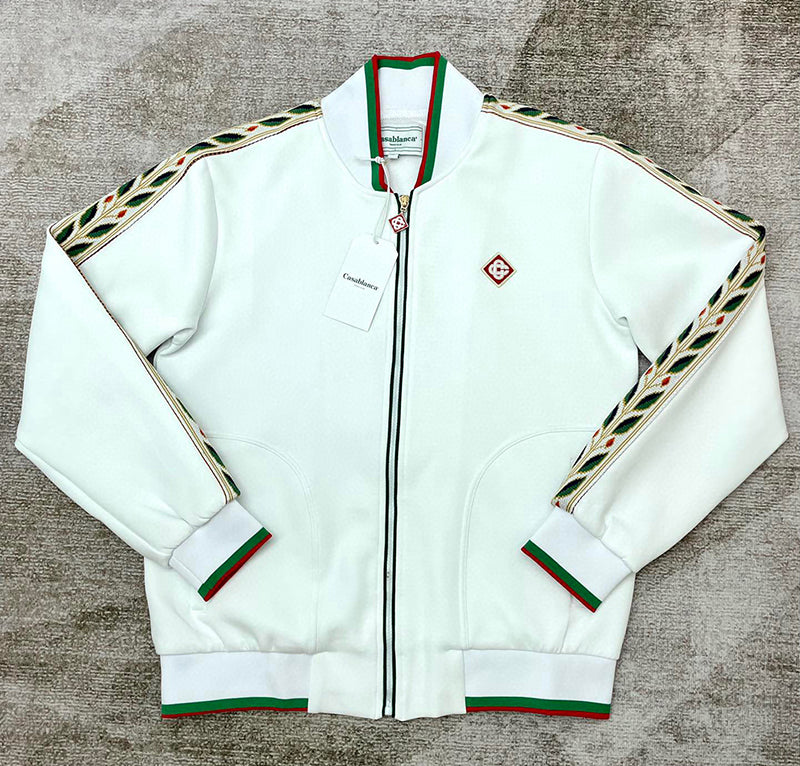 Casablanca Laurel Track Jacket White