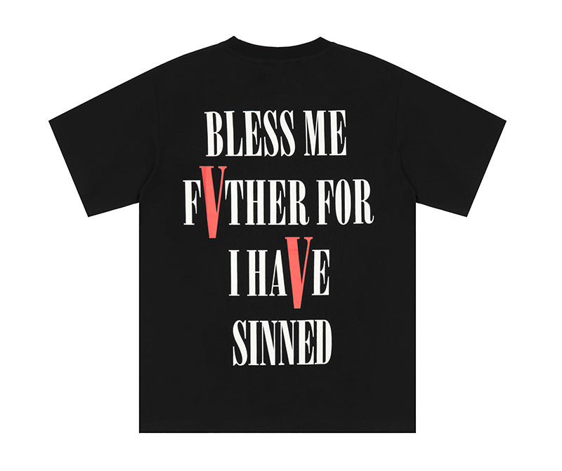 Vlone x Saint Michael Christ T-Shirt Black