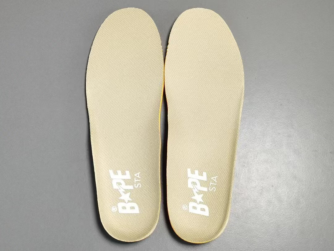 A Bathing Ape Bape SK8 Sta Brown Ivory