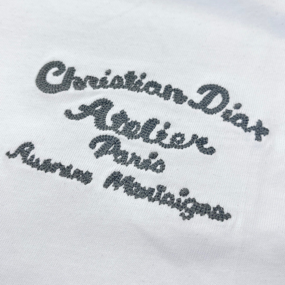 DIOR Atelier Paris Logo WhiteT Shirt