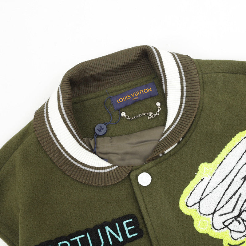 Embroidered Lettering Patch Green | LOUIS VUITTON