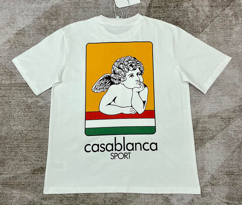 CASABLANCA Racing Cherub T-Shirt