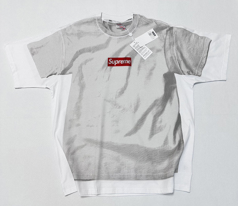 Supreme MM6 Maison Margiela Box Logo Tee White