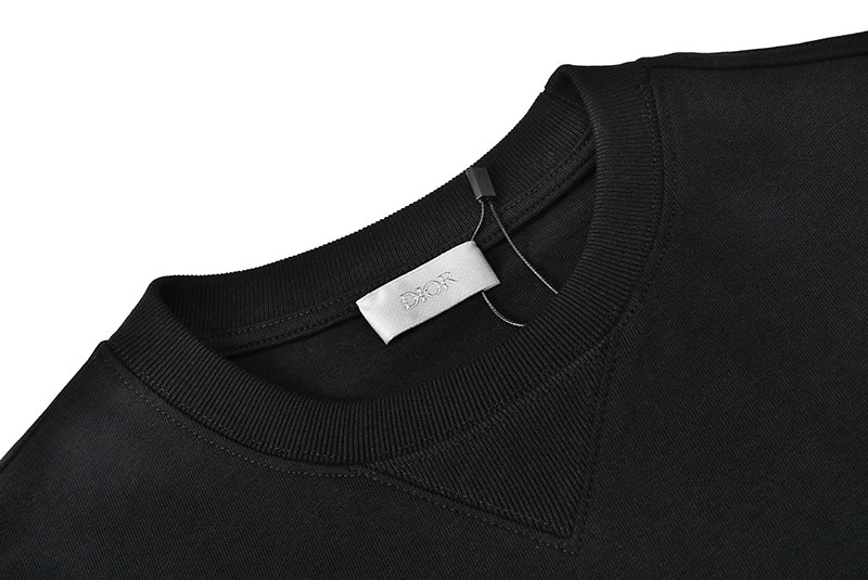 DIOR Christian Dior Couture Relaxed-Fit Black T-Shirt