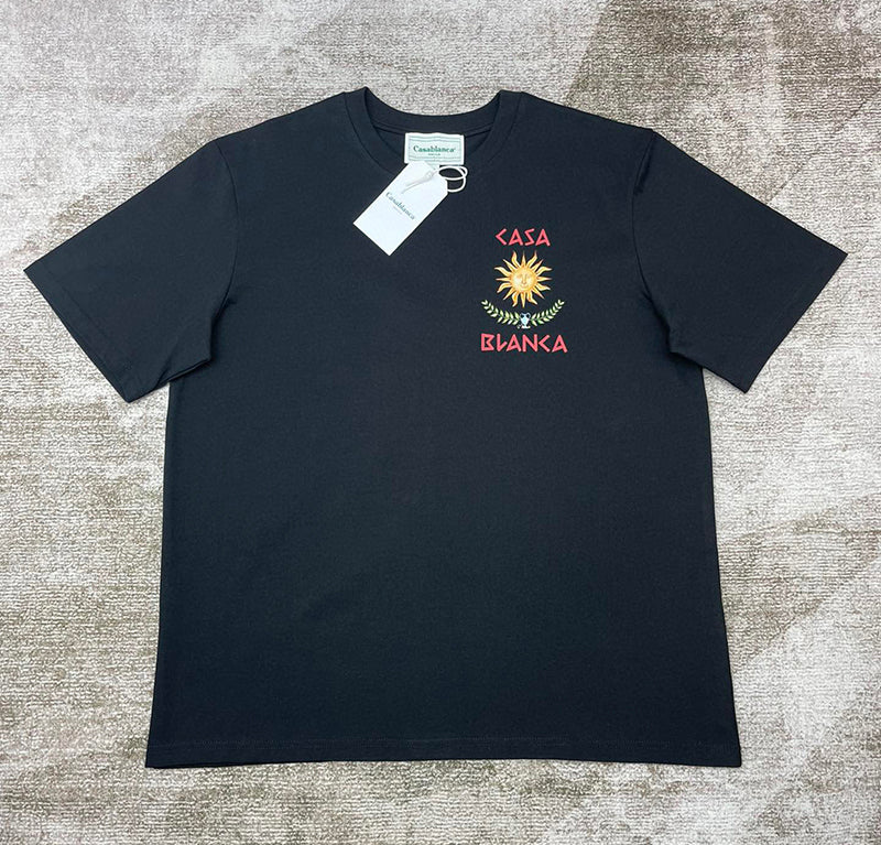 CASABLANCA Le Temple du Savoir T-Shirt Black