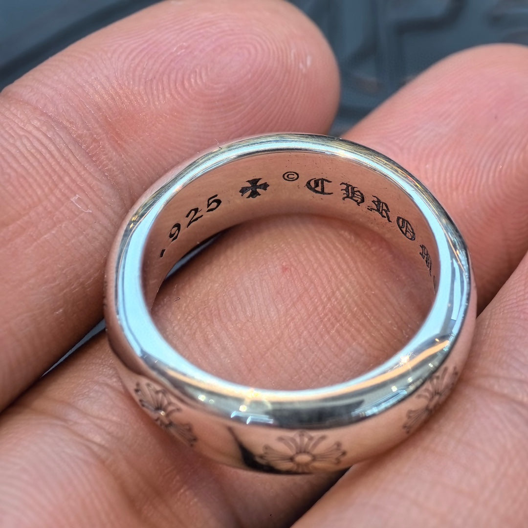 Chrome Hearts - Etched Plus Band Ring