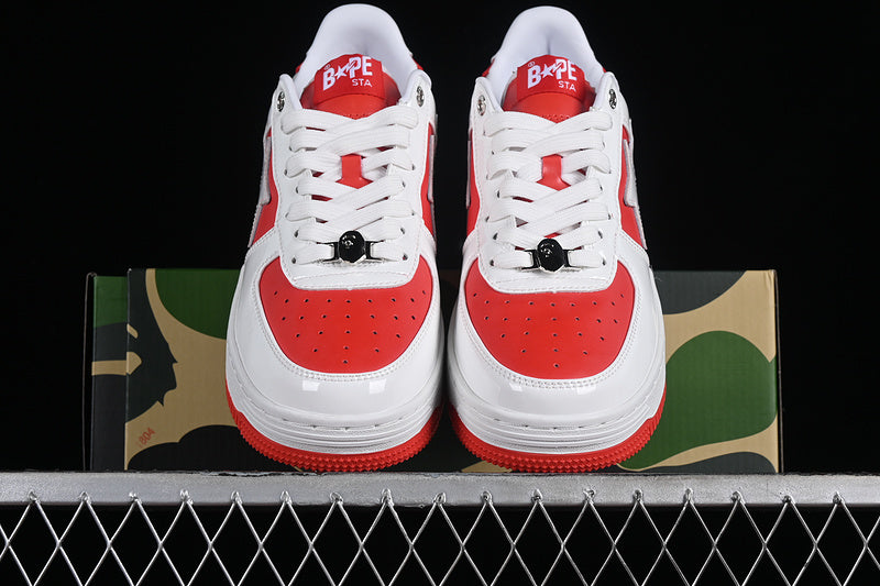 A Bathing Ape Bape Sta Low #6 Red