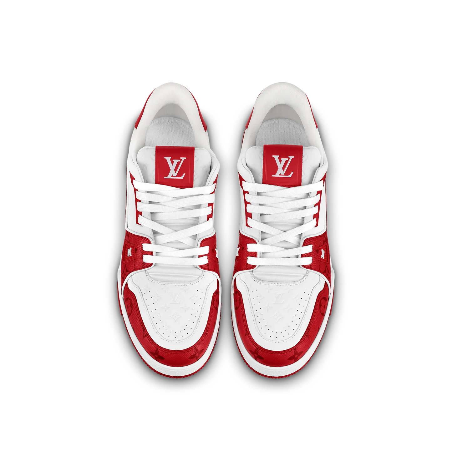 Louis Vuitton Trainer #54 Signature Red White