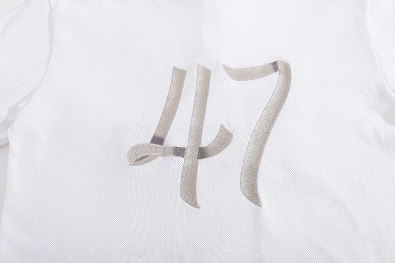 DIOR Men 2022 Graphic Print Polo White shirt