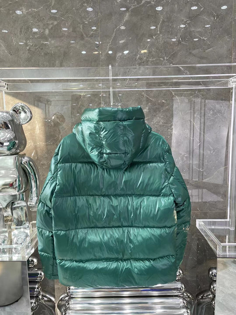 Moncler Ecrins Green Nylon Down Jacket