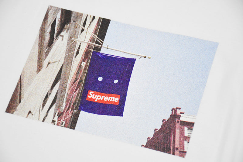 Supreme Banner Tee White