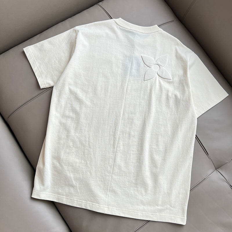Louis Vuitton Relief Logo Tee White