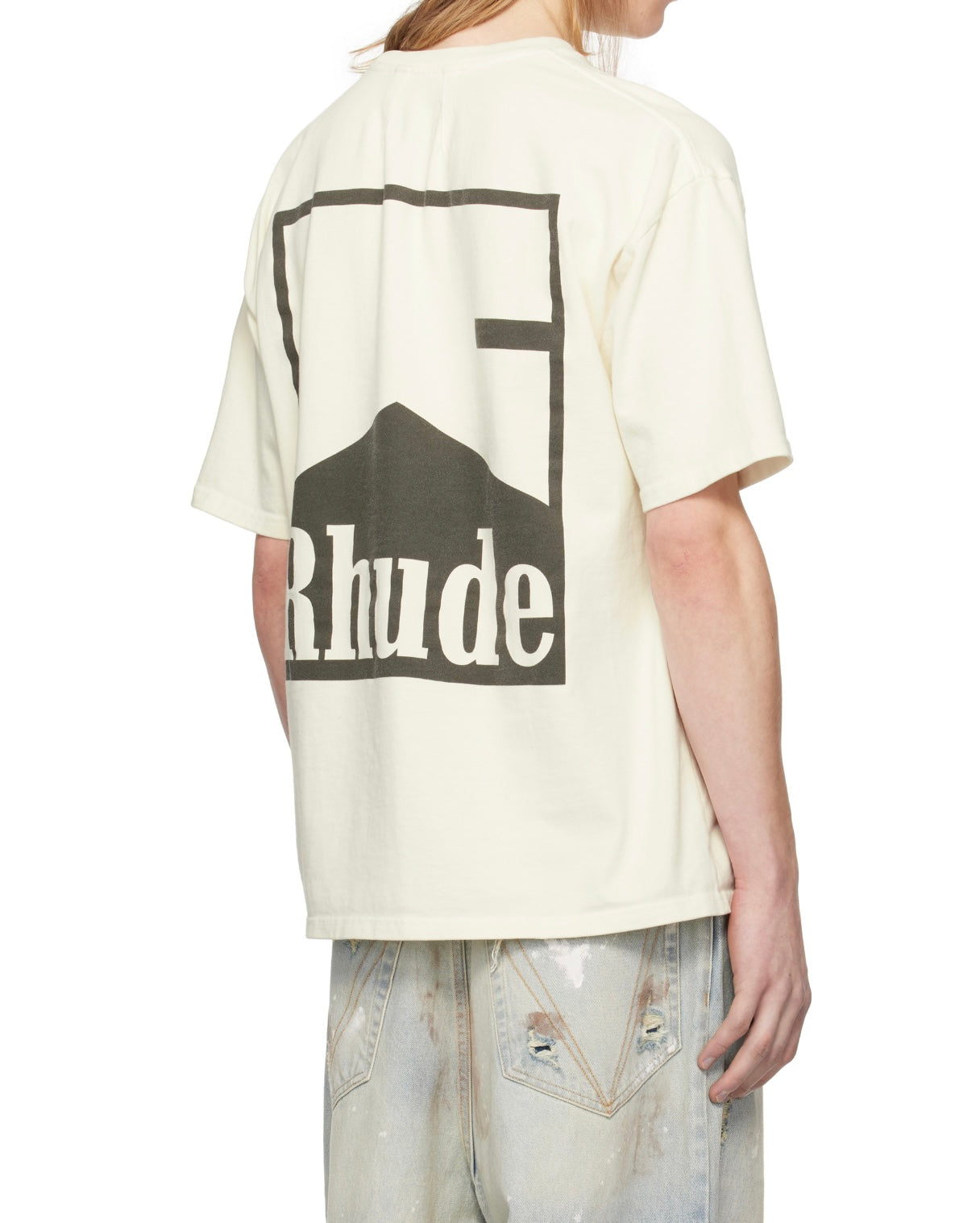 RHUDE Chevron T-Shirt | White