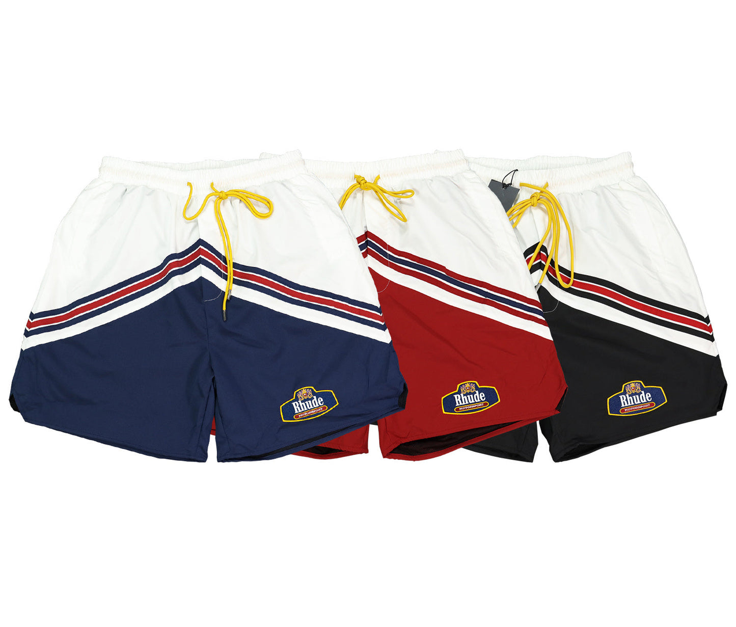 Rhude Monaco Logo Short Blue