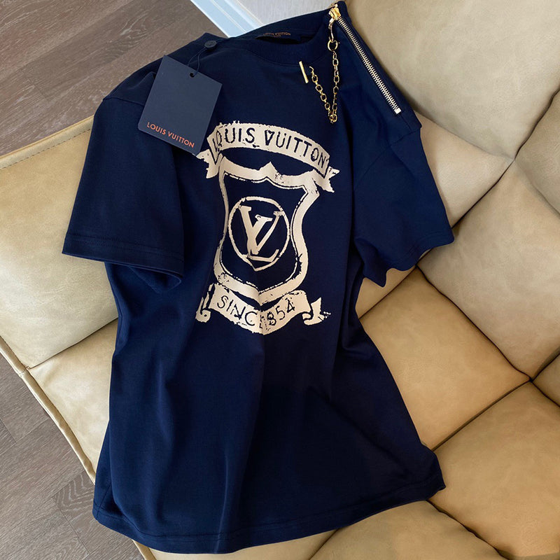 Louis Vuitton Coat Of Arms T-Shirt Navy