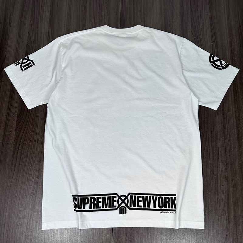 Supreme Bounty Hunter Skulls Tee White