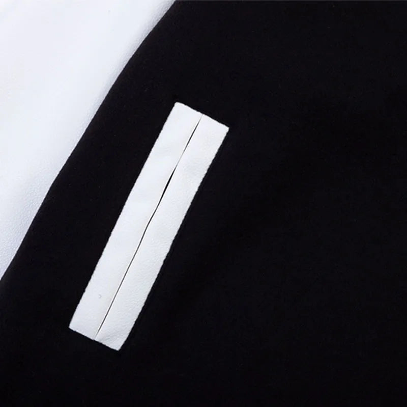 Louis Vuitton Varsity Jacket Black White
