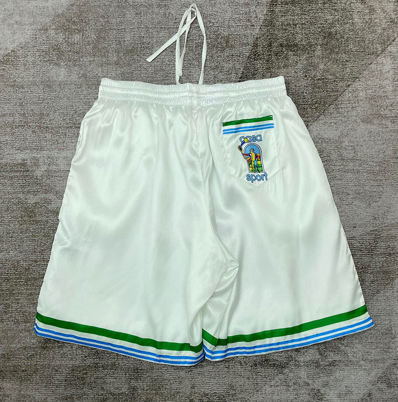 CASABLANCA 'Le Jeu Colorè' Silk Short