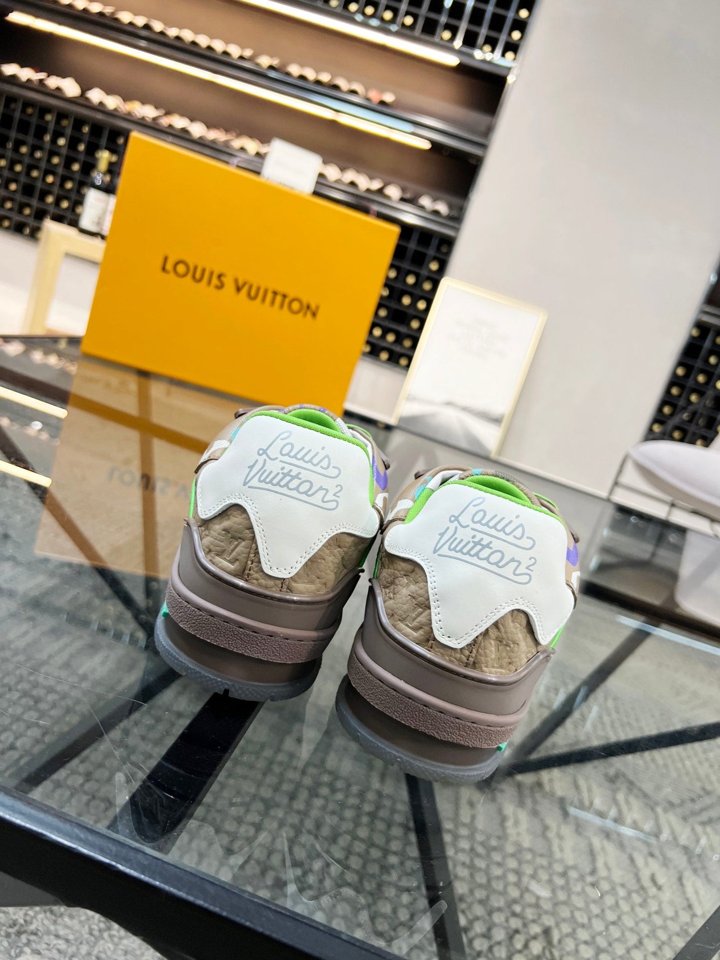Louis Vuitton x Yayoi Kusama LV Trainer Green