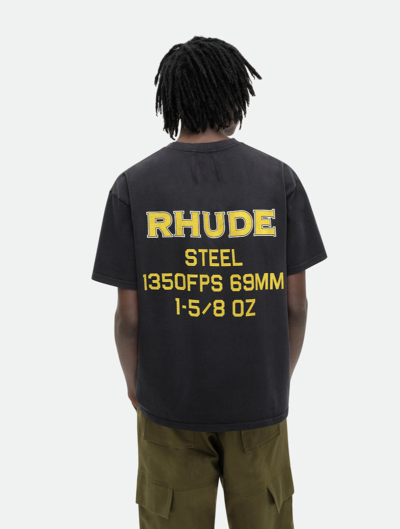 RHUDE Steel T-Shirt | Black