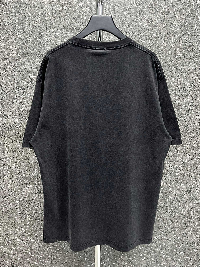 Balenciaga College Medium Fit T-Shirt Black -SS22