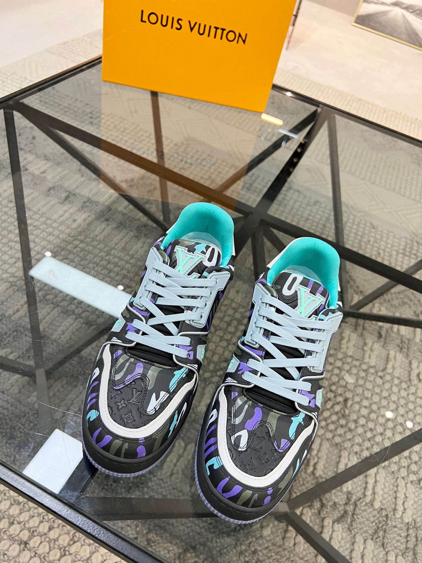 Louis Vuitton x Yayoi Kusama LV Trainer Black Zebra