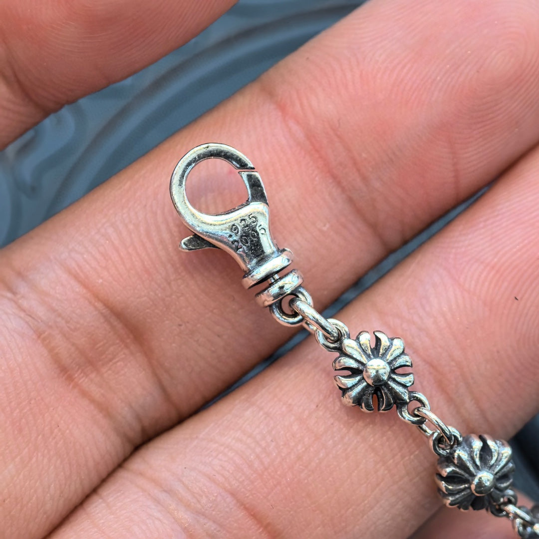 Chrome Hearts - Fine Cross Flower Bracelet