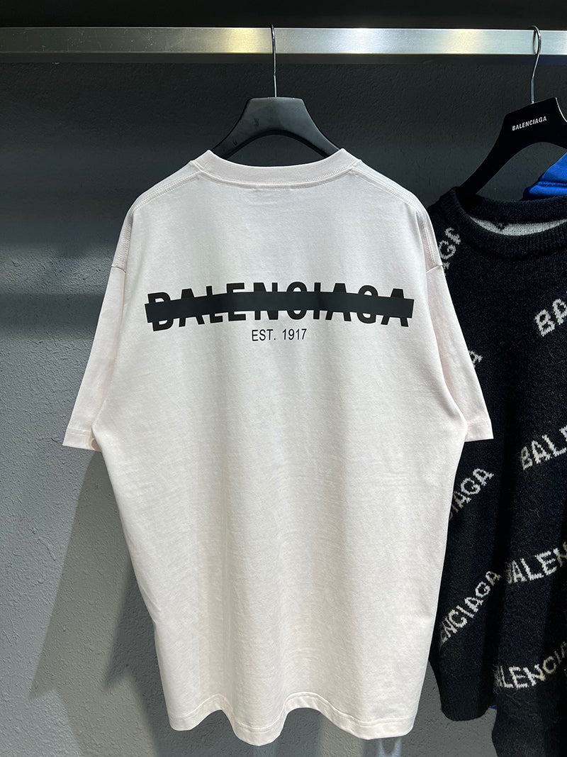 Balenciaga Strike 1917 logo oversize T-shirt