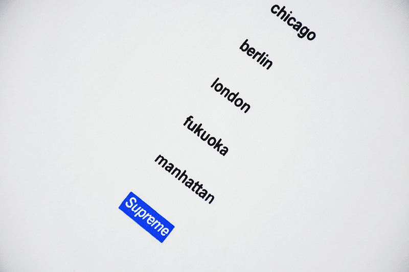 Supreme Location T-Shirt White