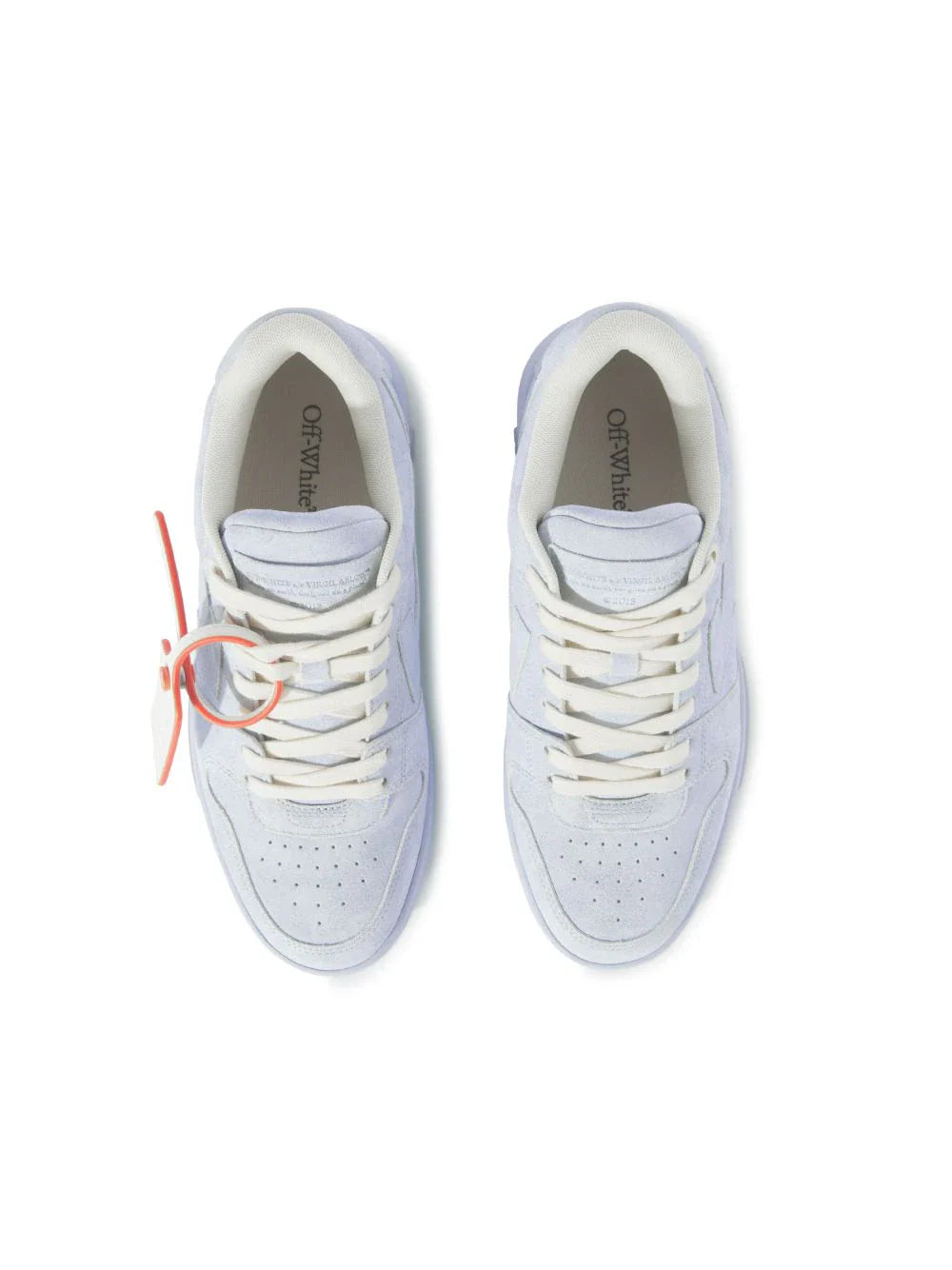 Off White Out Of Office Suede Light Blue / Light Blue