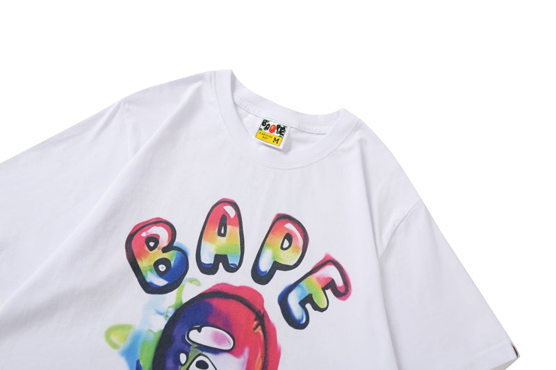 BAPE Ape Shall Never Kill Ape Tee White